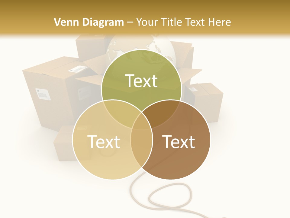 Team Globe Packing PowerPoint Template