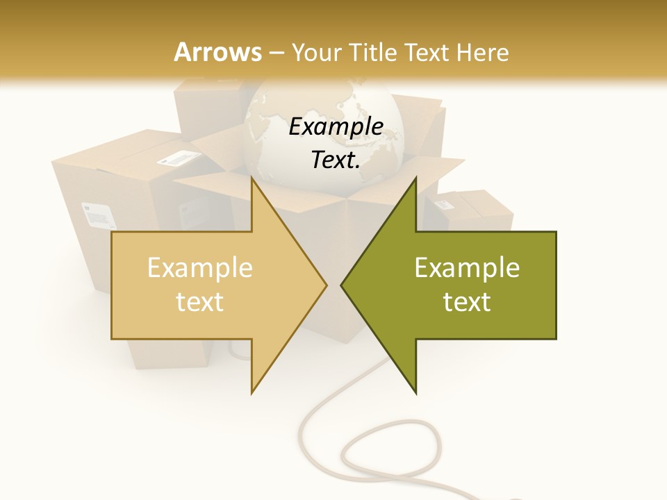 Team Globe Packing PowerPoint Template