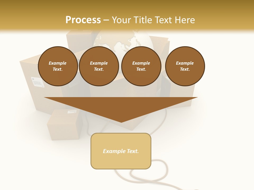 Team Globe Packing PowerPoint Template