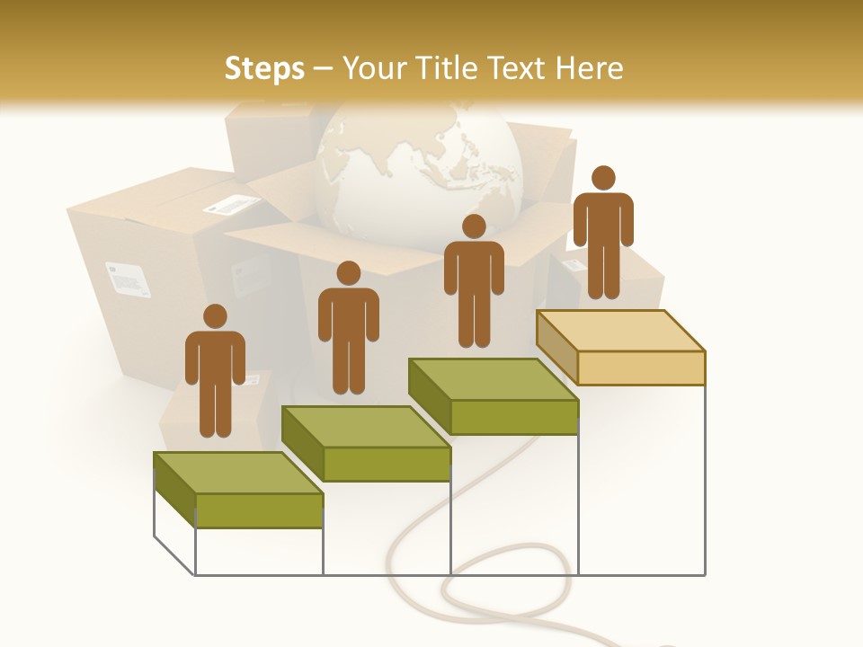 Team Globe Packing PowerPoint Template