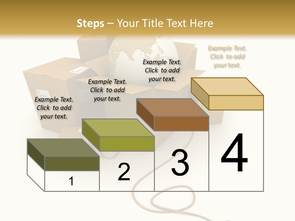 Team Globe Packing PowerPoint Template