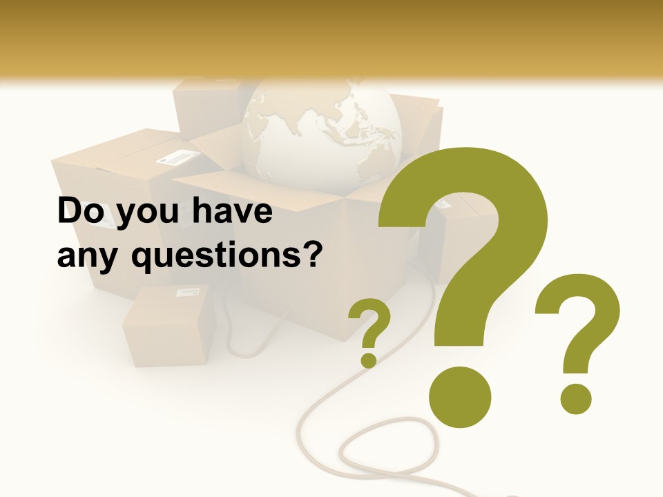 Team Globe Packing PowerPoint Template