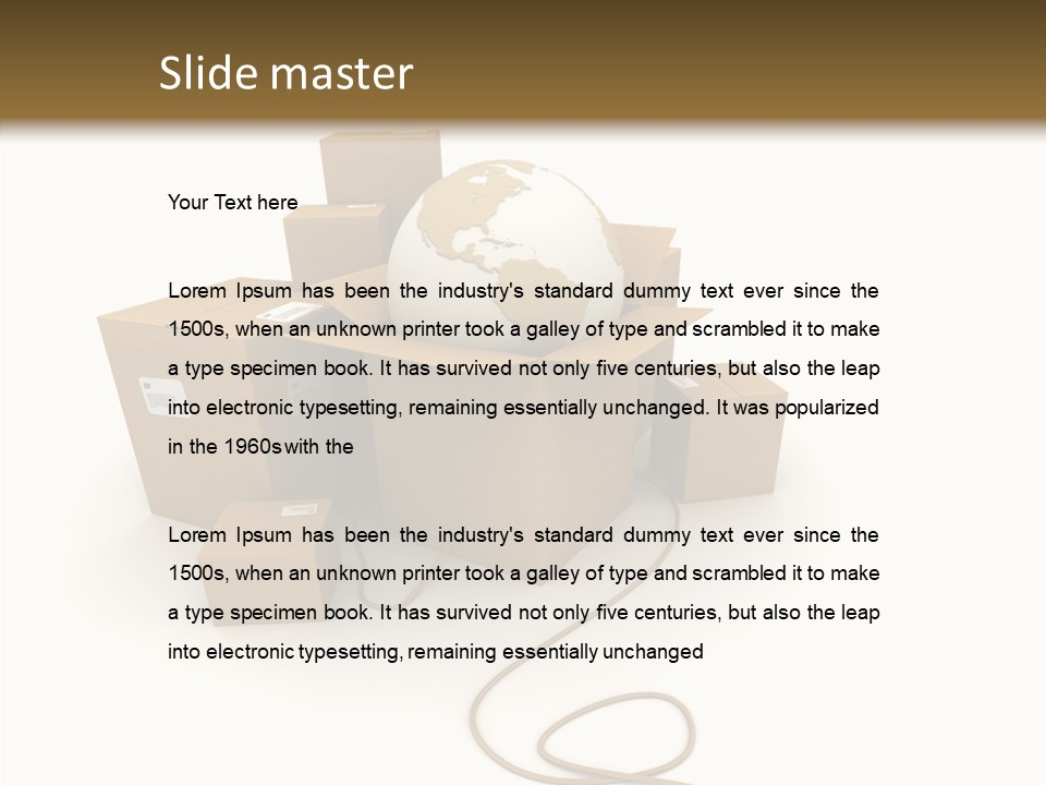 Team Island Big PowerPoint Template