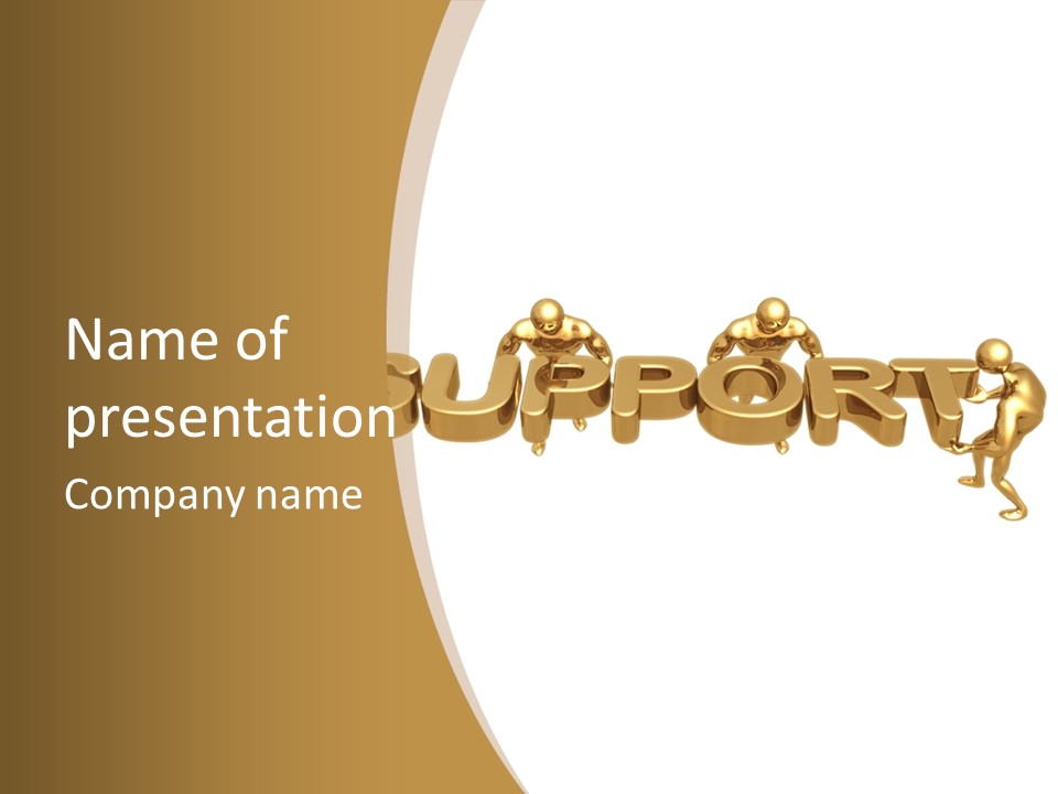 Help Team Lift PowerPoint Template