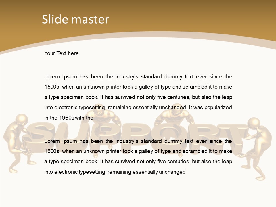 Help Team Lift PowerPoint Template