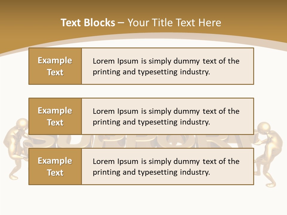 Help Team Lift PowerPoint Template
