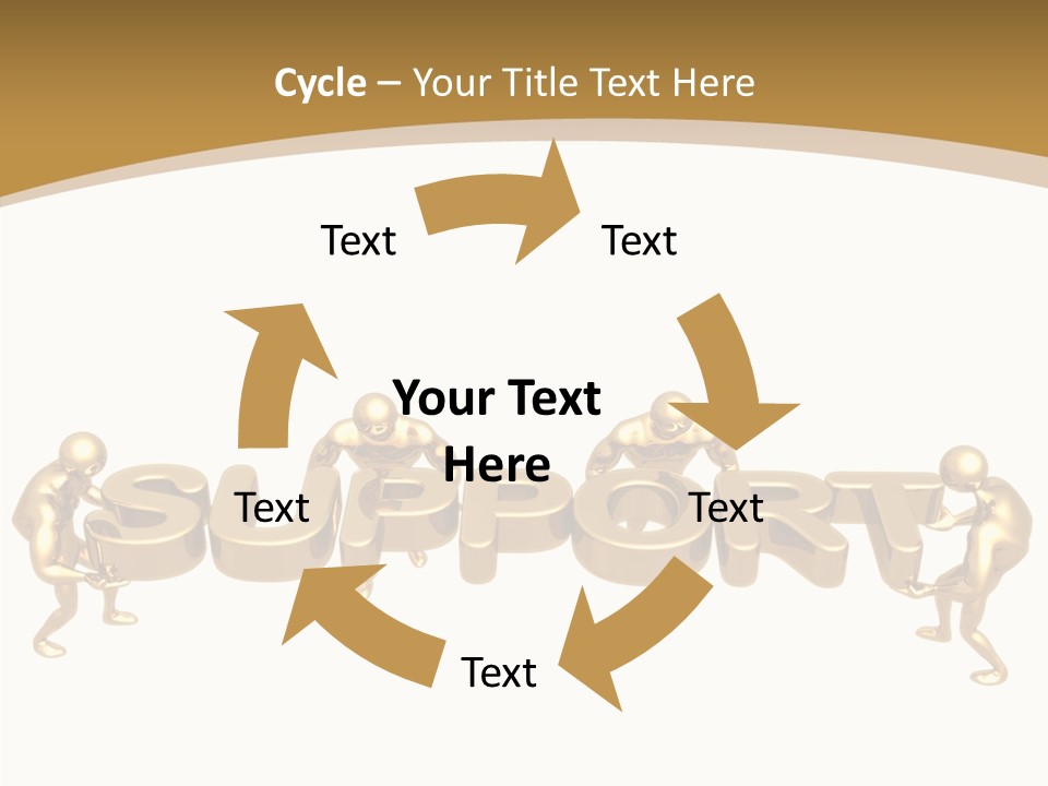 Help Team Lift PowerPoint Template