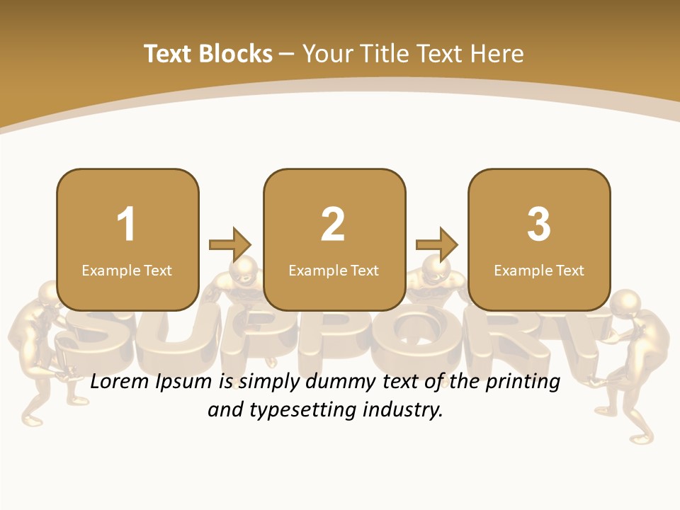 Help Team Lift PowerPoint Template