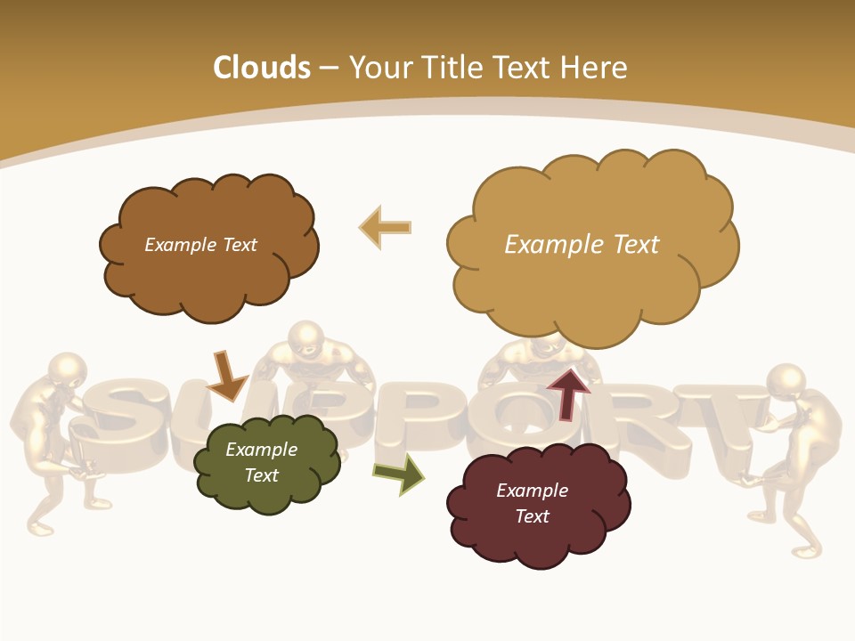 Help Team Lift PowerPoint Template
