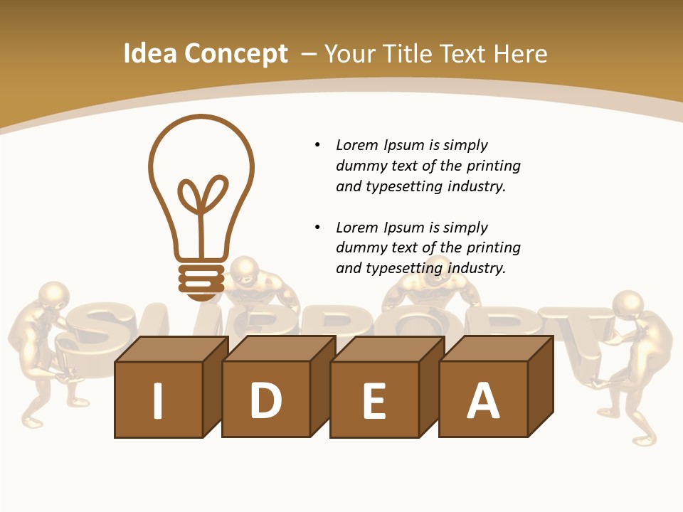 Help Team Lift PowerPoint Template