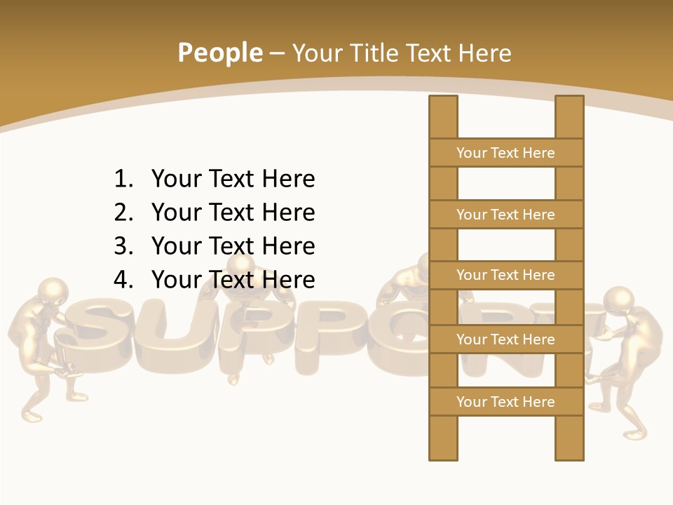 Help Team Lift PowerPoint Template