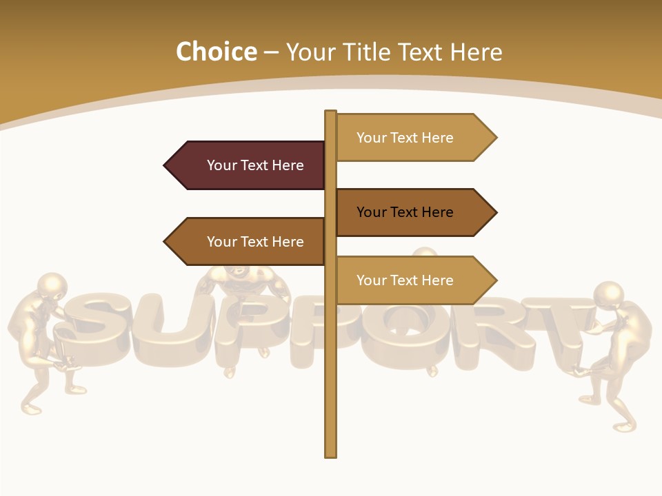 Help Team Lift PowerPoint Template