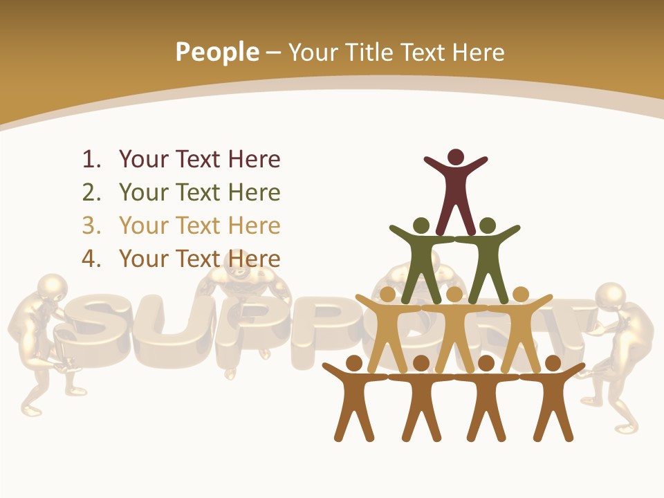 Help Team Lift PowerPoint Template