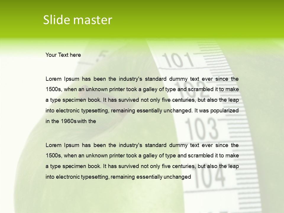 Lifestyle Abstract Horizontal PowerPoint Template