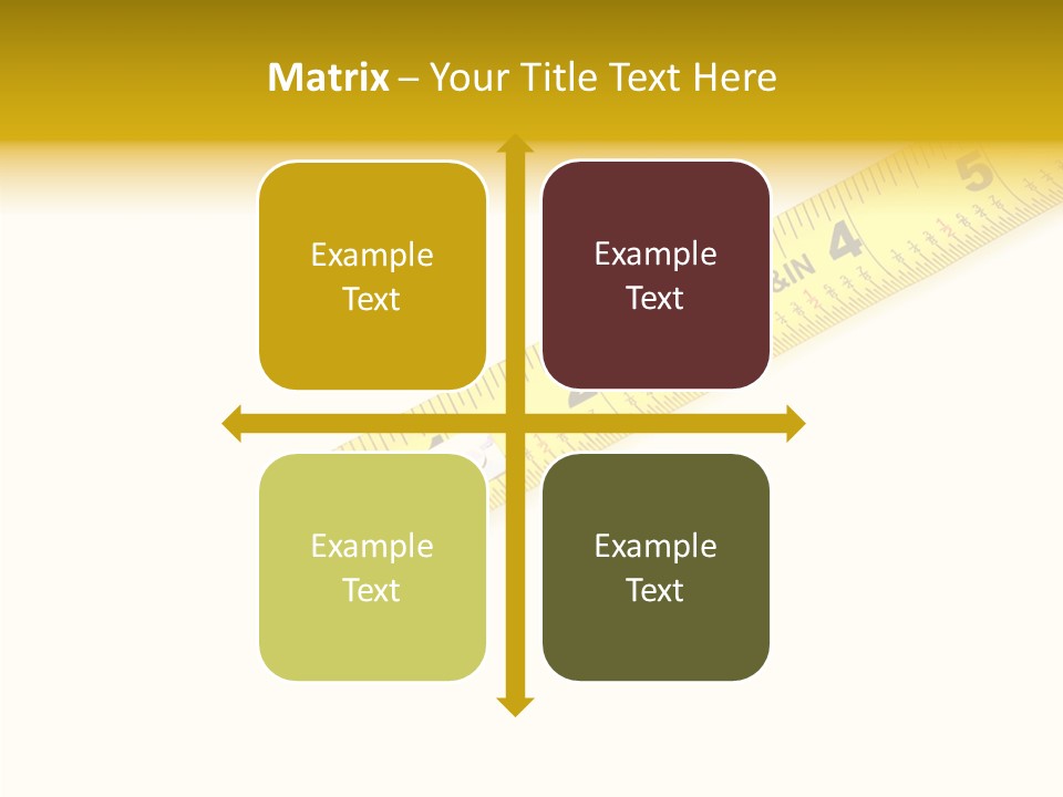Isolated Tool Measuring PowerPoint Template