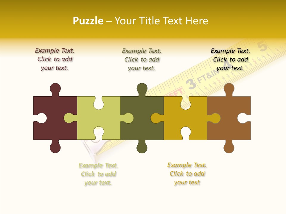Isolated Tool Measuring PowerPoint Template