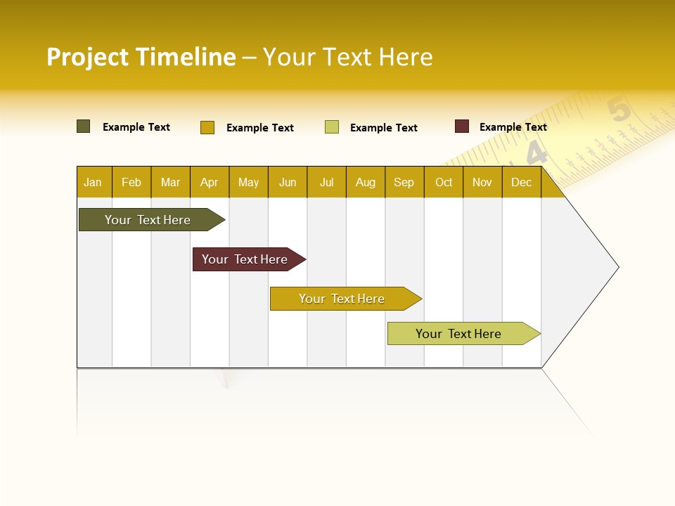 Isolated Tool Measuring PowerPoint Template
