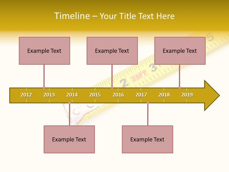 Isolated Tool Measuring PowerPoint Template