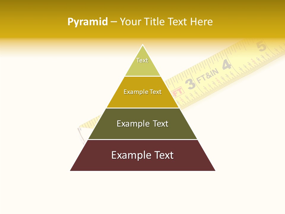 Isolated Tool Measuring PowerPoint Template