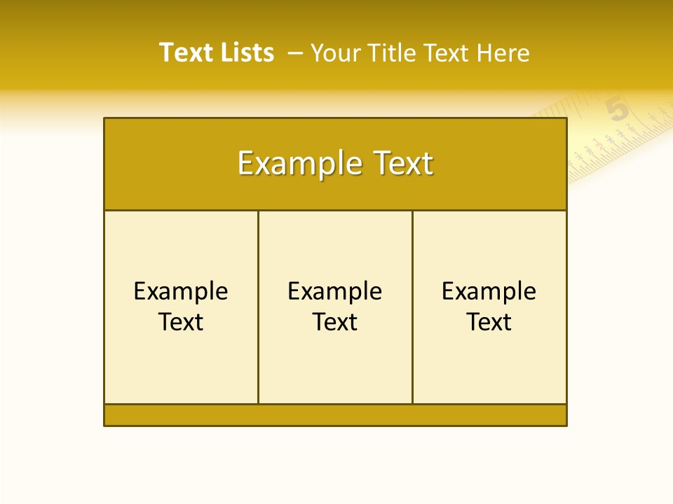 Isolated Tool Measuring PowerPoint Template