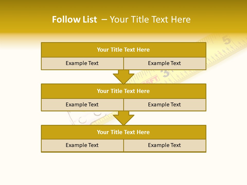 Isolated Tool Measuring PowerPoint Template