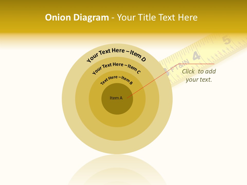 Isolated Tool Measuring PowerPoint Template