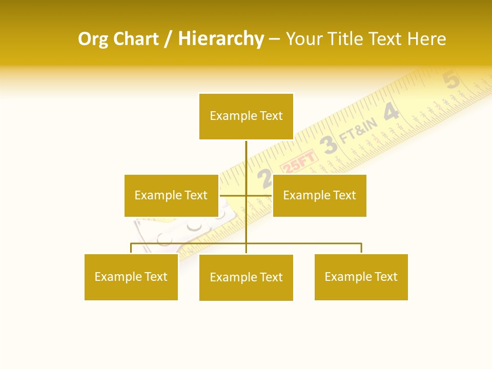 Isolated Tool Measuring PowerPoint Template