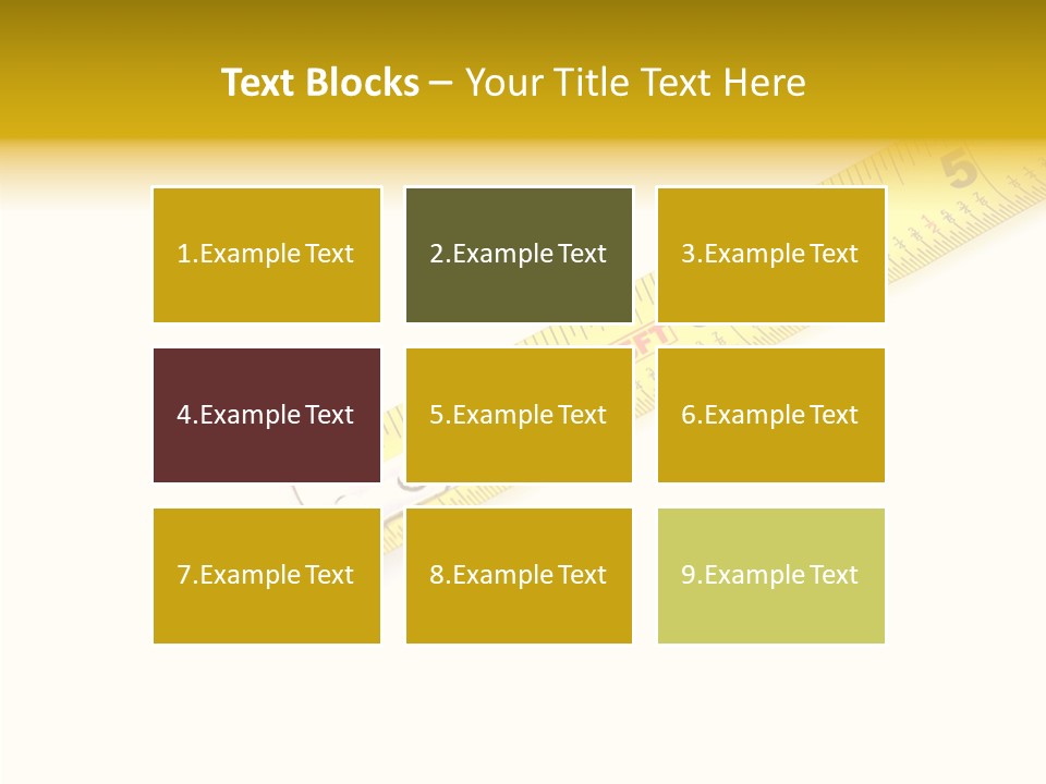 Isolated Tool Measuring PowerPoint Template