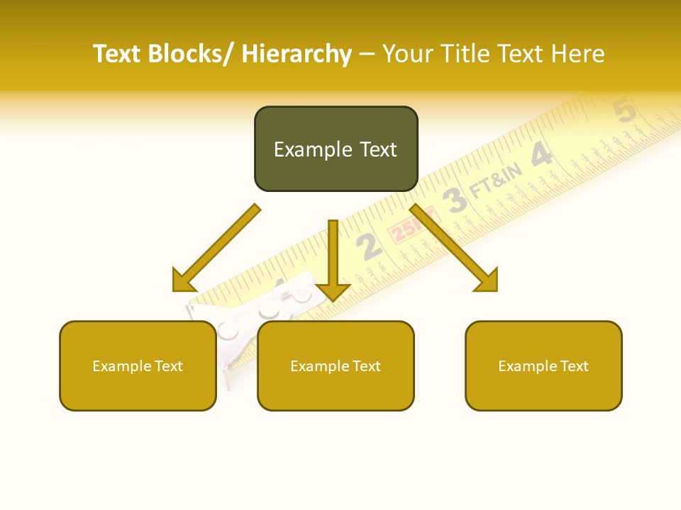 Isolated Tool Measuring PowerPoint Template