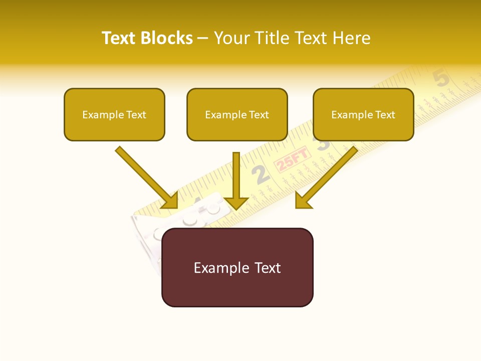 Isolated Tool Measuring PowerPoint Template
