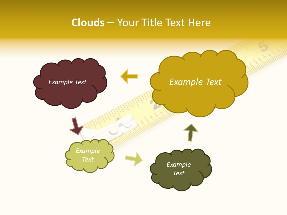 Isolated Tool Measuring PowerPoint Template