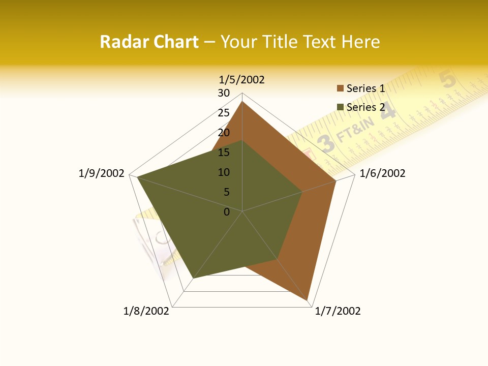 Isolated Tool Measuring PowerPoint Template