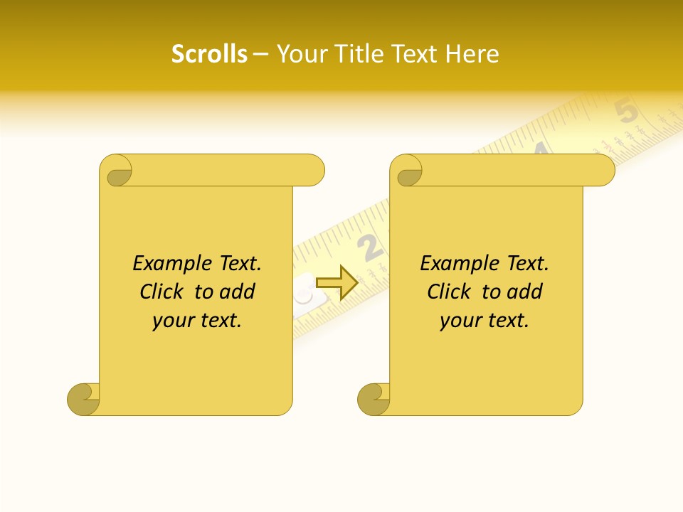 Isolated Tool Measuring PowerPoint Template