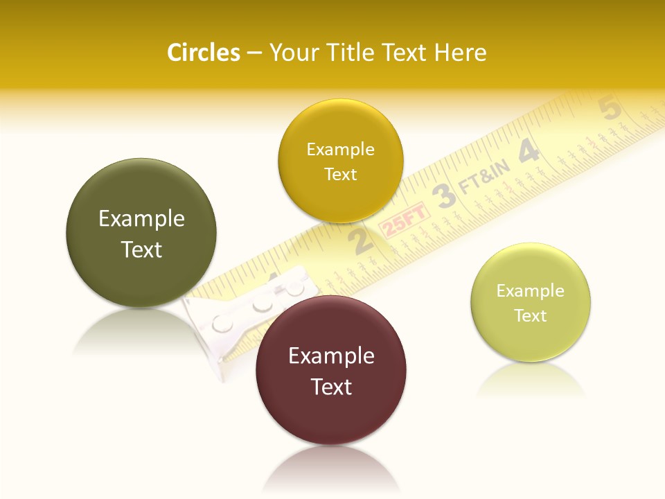 Isolated Tool Measuring PowerPoint Template