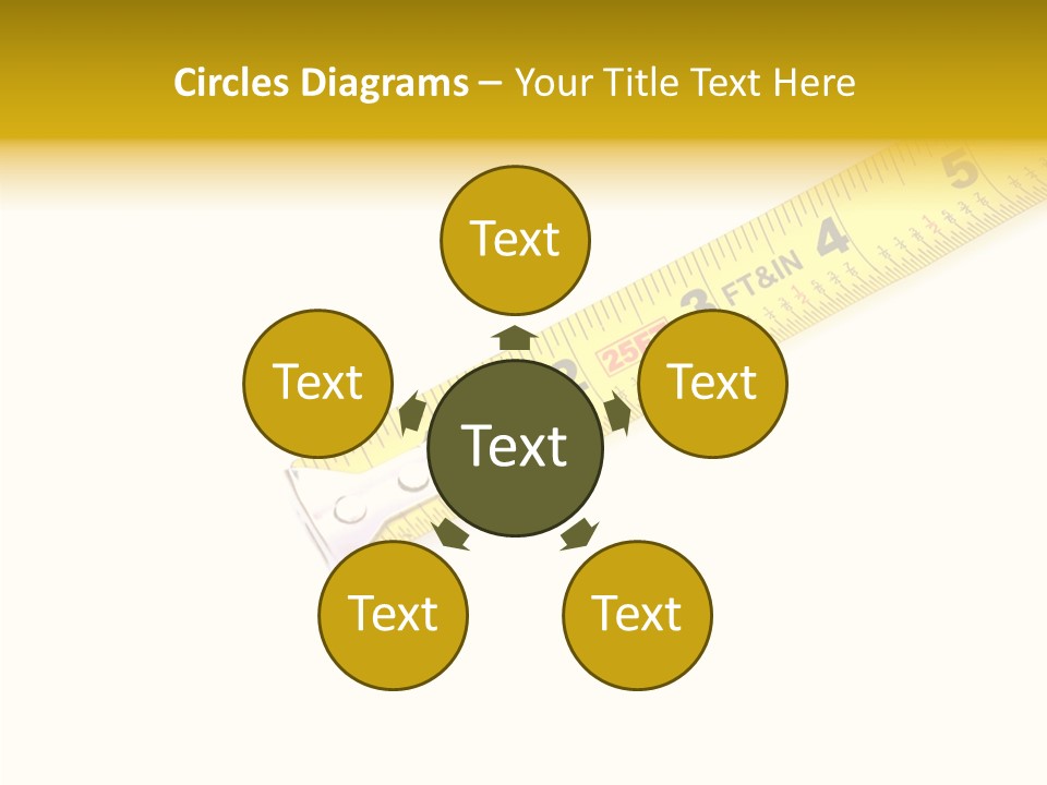 Isolated Tool Measuring PowerPoint Template