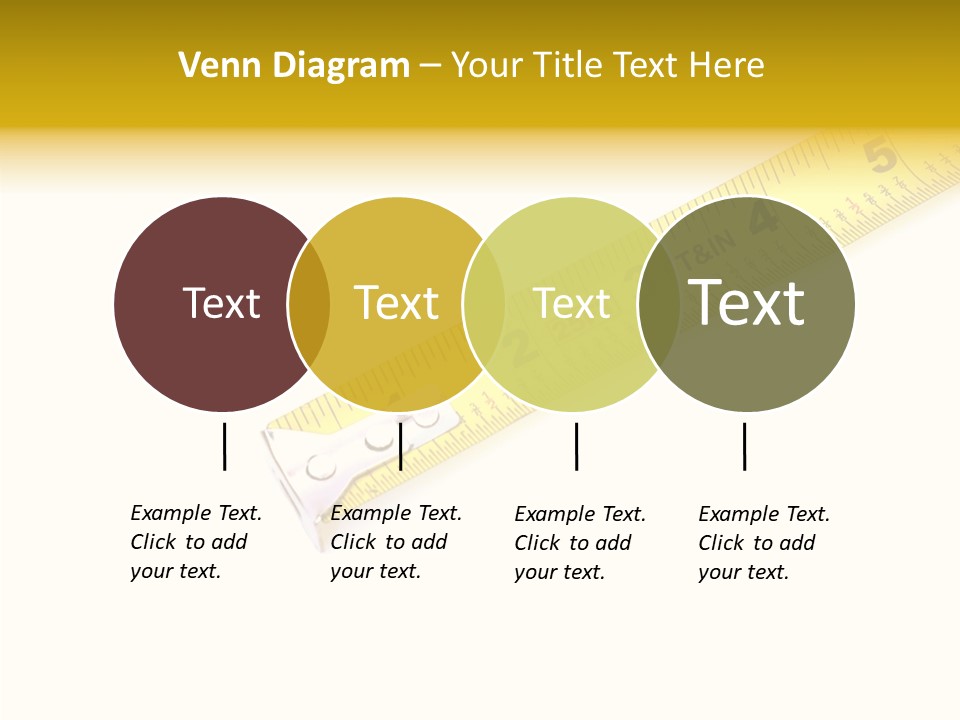 Isolated Tool Measuring PowerPoint Template