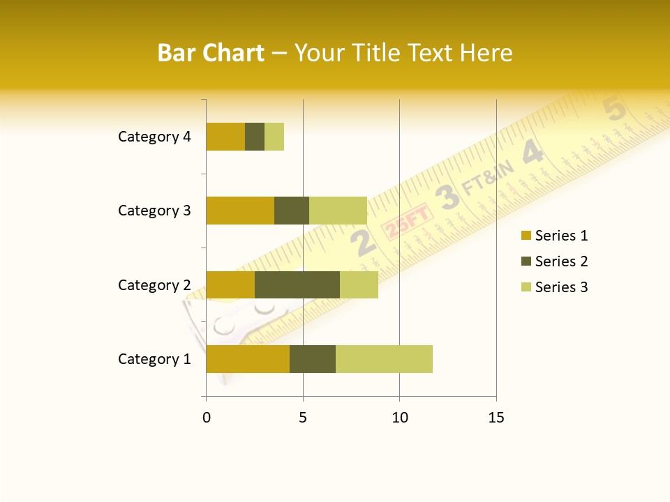 Isolated Tool Measuring PowerPoint Template