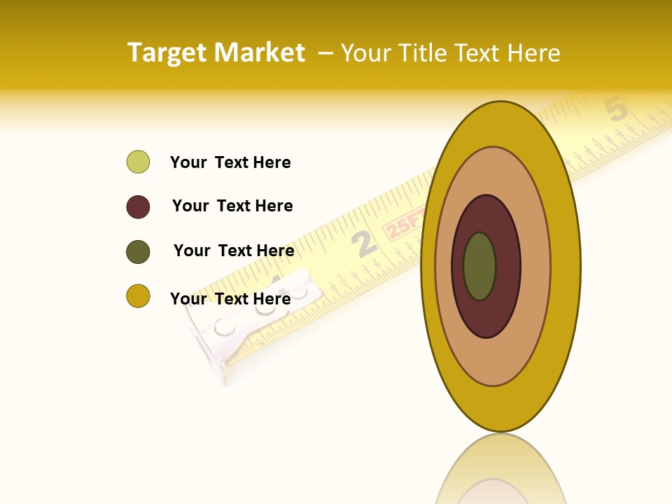 Isolated Tool Measuring PowerPoint Template