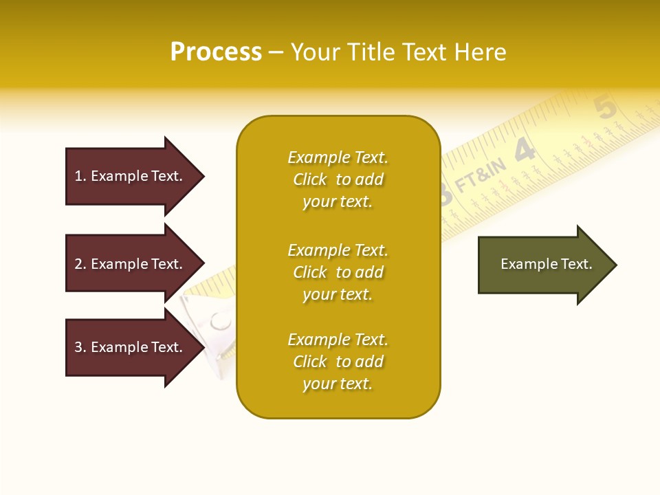Isolated Tool Measuring PowerPoint Template