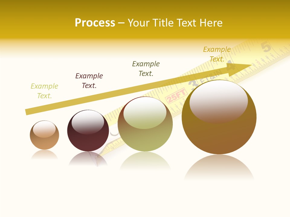 Isolated Tool Measuring PowerPoint Template