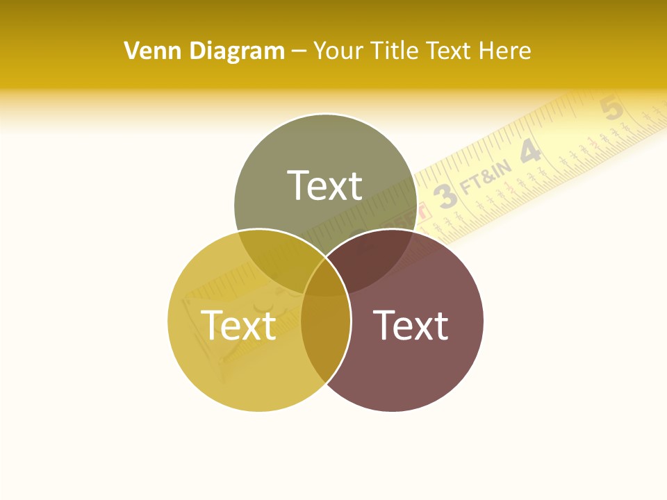 Isolated Tool Measuring PowerPoint Template