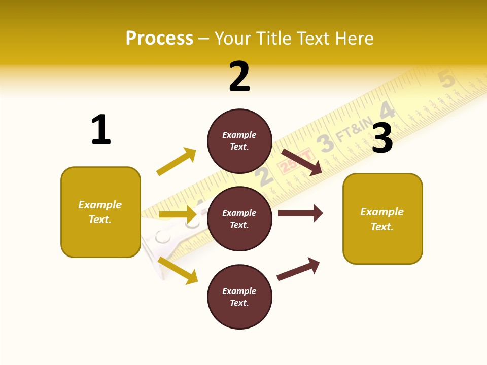Isolated Tool Measuring PowerPoint Template