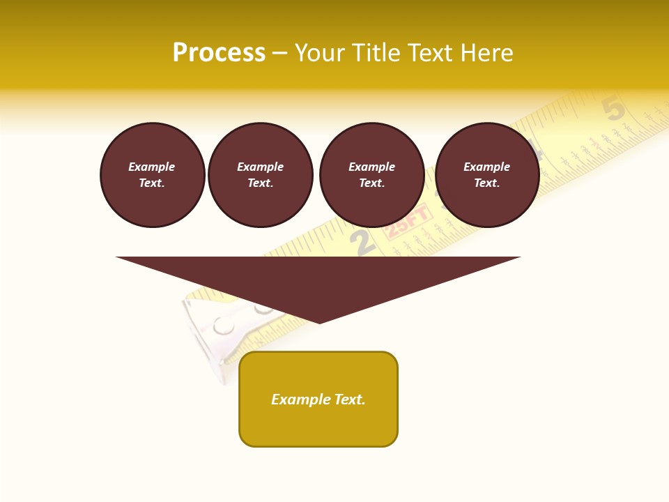 Isolated Tool Measuring PowerPoint Template