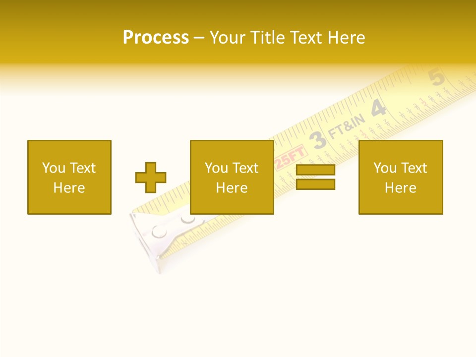 Isolated Tool Measuring PowerPoint Template