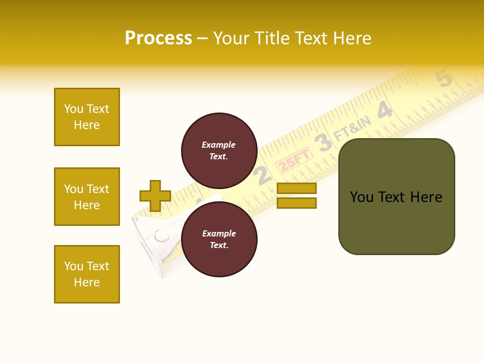 Isolated Tool Measuring PowerPoint Template