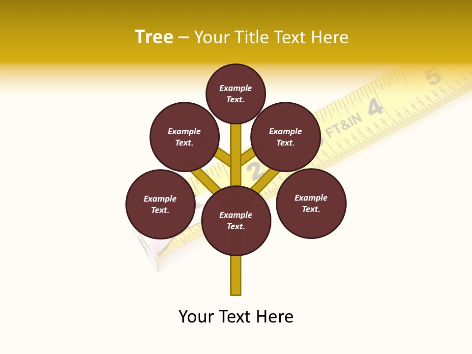 Isolated Tool Measuring PowerPoint Template