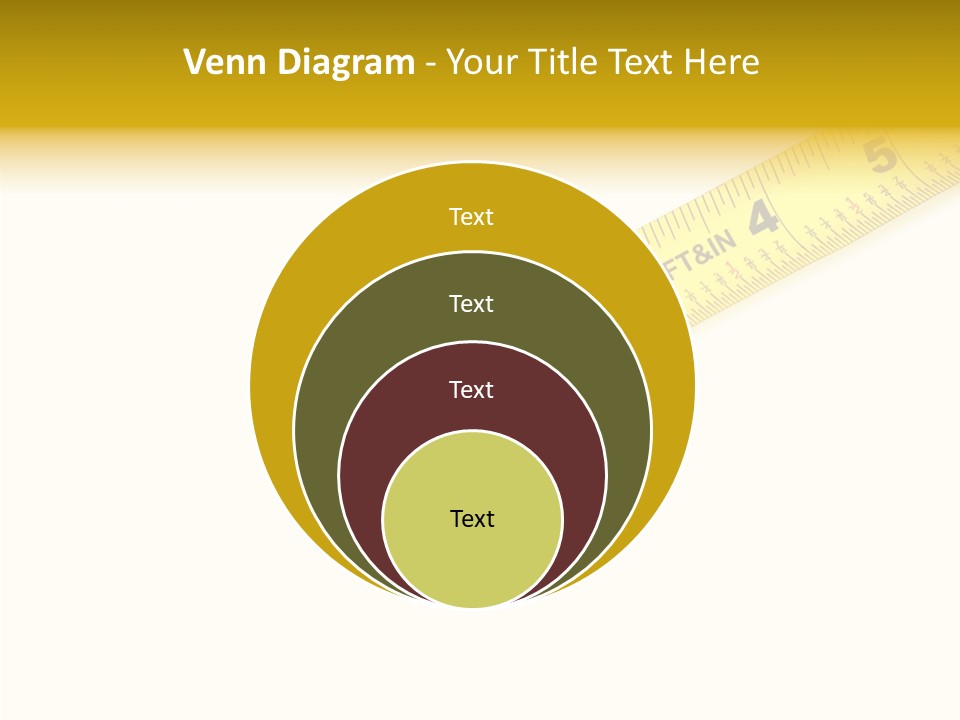Isolated Tool Measuring PowerPoint Template