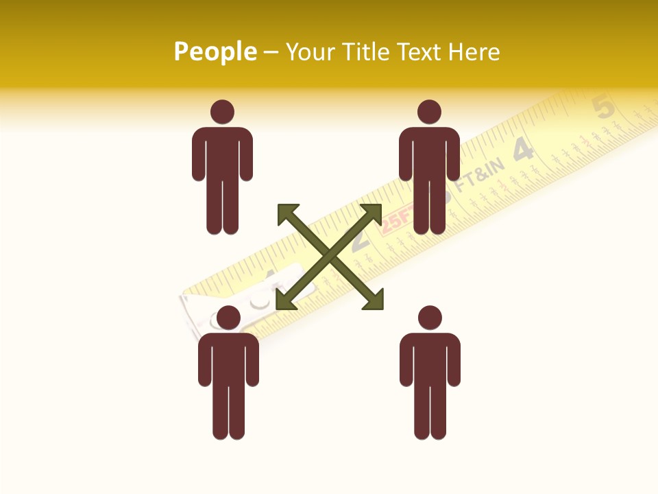 Isolated Tool Measuring PowerPoint Template