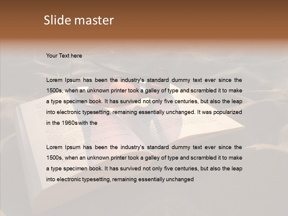 Sand Nature Recover PowerPoint Template
