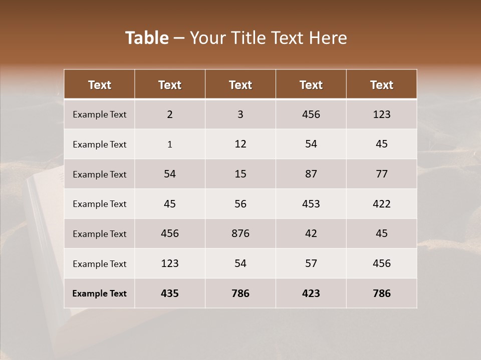 Sand Nature Recover PowerPoint Template